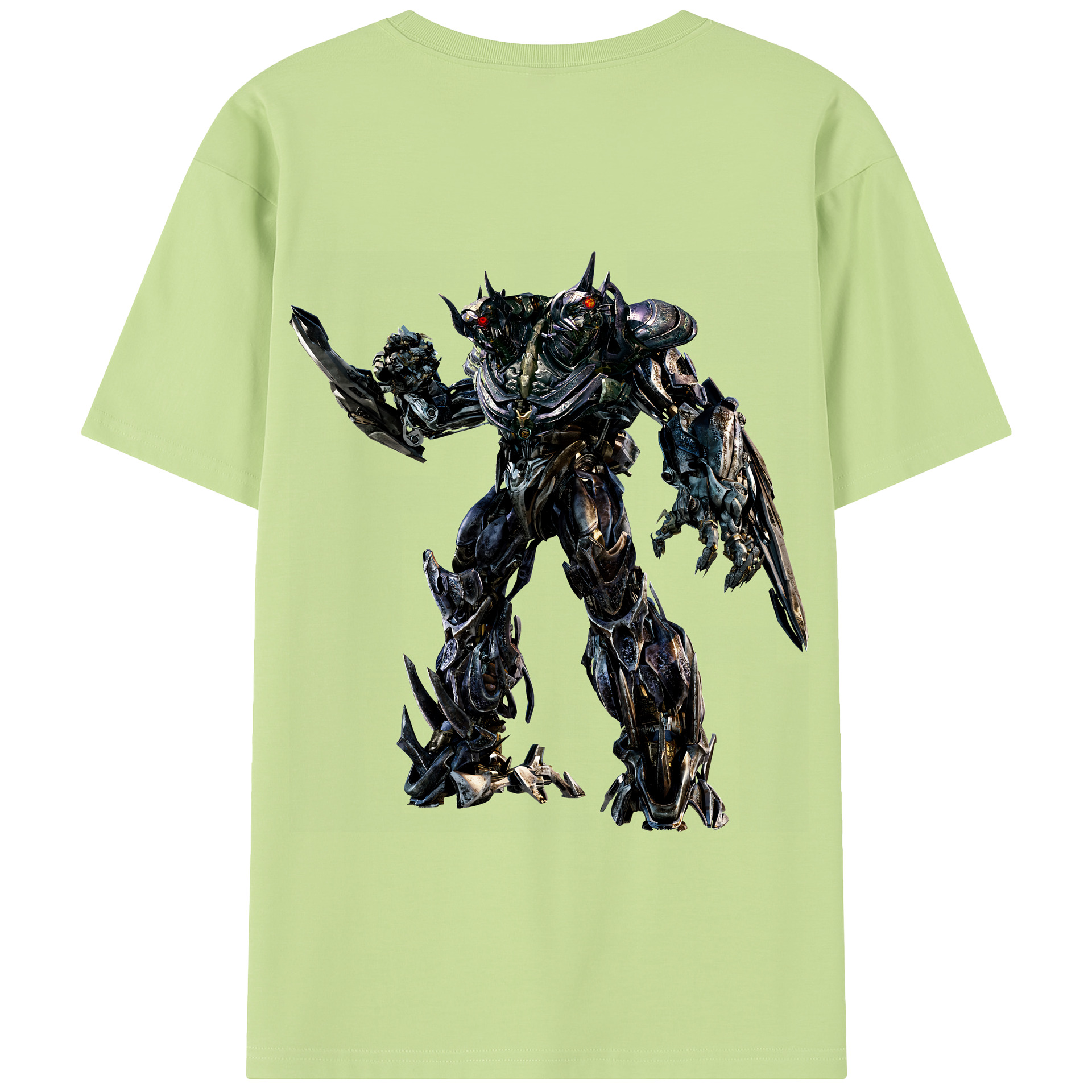 （画像用） Transformers トランスフォーマー 綿100％半袖Tシャツ（背面プリント）